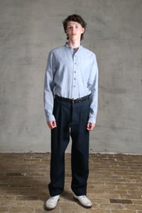 Image 18 of Club Trouser linen - Dark Navy
