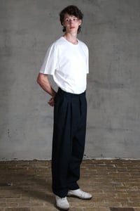 Image 6 of Club Trouser linen - Dark Navy