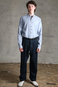Image 9 of Club Trouser linen - Dark Navy
