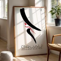 Image 1 of “Gruau” Minimalist Exhibition Poster
