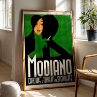 Image 1 of Modiano Vintage Italian Advertising Poster