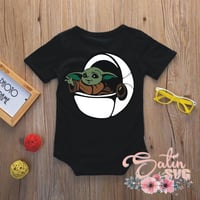 Image 4 of Baby Yoda Design SVG Files, Cricut, Silhouette Studio, Digital Cut Files