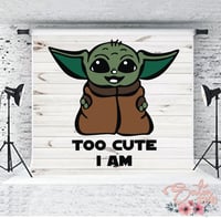 Image 5 of Baby Yoda Design SVG Files, Cricut, Silhouette Studio, Digital Cut Files