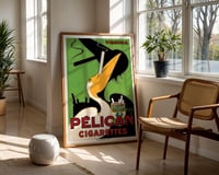 Image 2 of Pelican Cigarettes Vintage French Advertising Poster