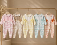 Safari Bow Sleepsuit