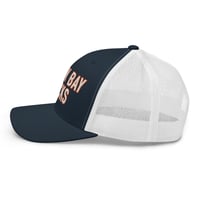 Image 4 of Green Bay Sucks Trucker Cap (Navy/White)