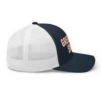 Image 6 of Green Bay Sucks Trucker Cap (Navy/White)