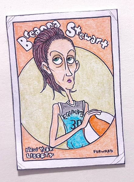 Image of Original pencil artwork—Breanna Stewart