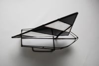 Image 3 of Vintage Stained Glass Sailboat