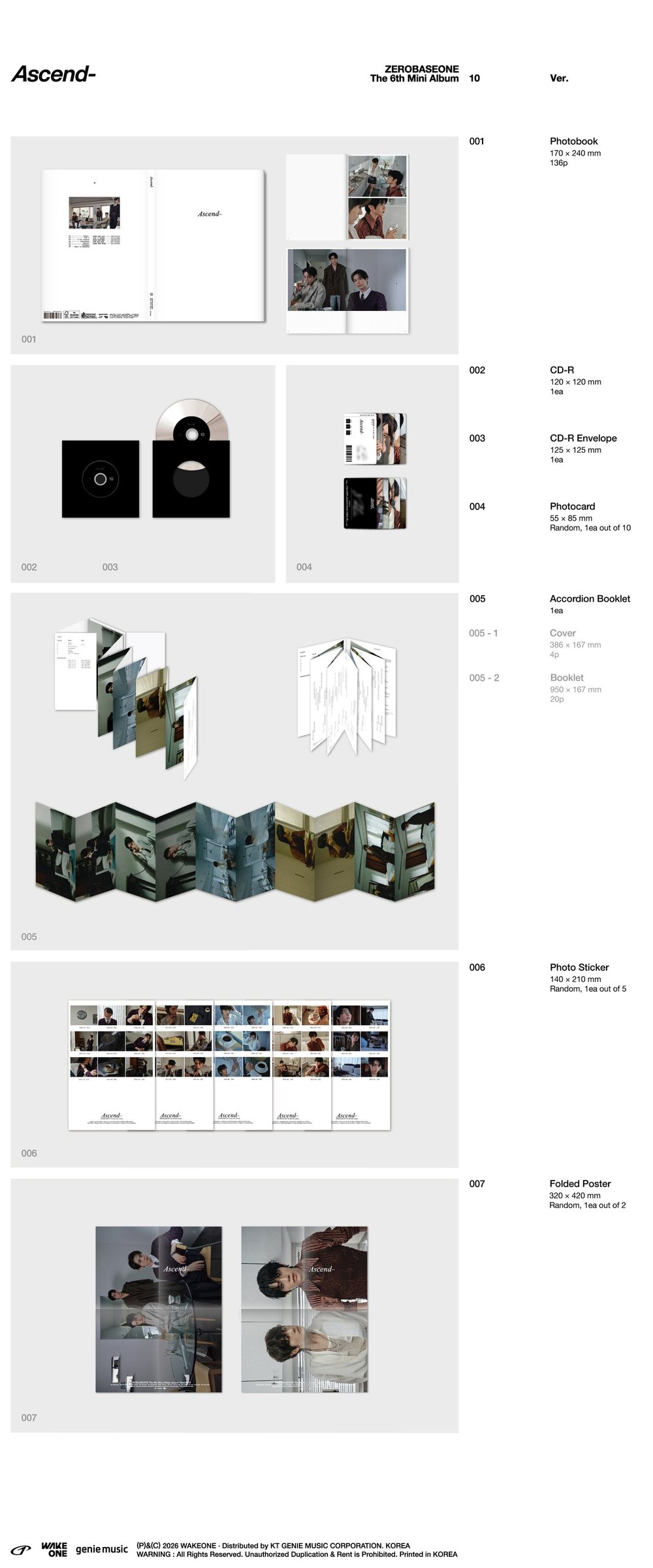 Image of ZEROBASEONE ‘Ascend-’ (Photobook Ver.)