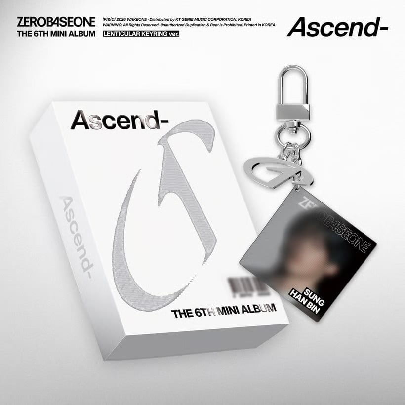 Image of [PRE-ORDER] ZEROBASEONE ‘Ascend-’ (Lenticular Keyring Ver.)
