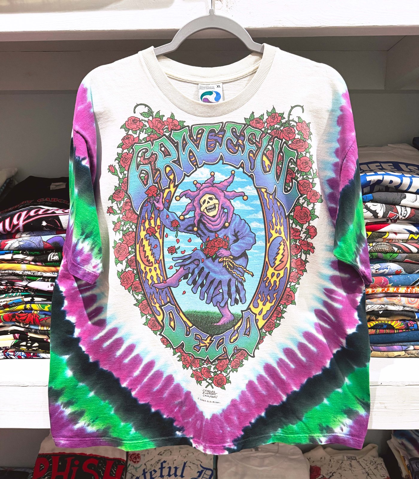 Grateful Dead 90s 'Seasons of the Dead' T-Shirt - Size XL
