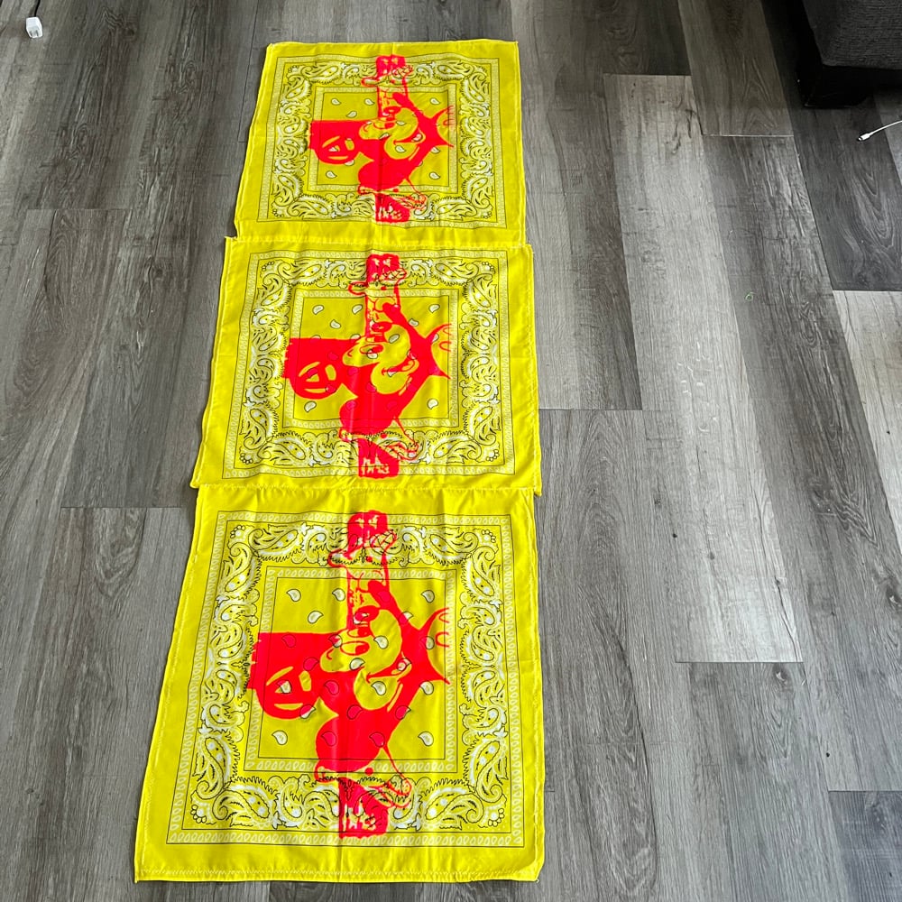 Image of triple Mickey bandana 