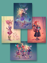 Image 1 of Magical Friends Print Set