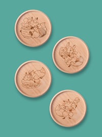 Image 2 of Japanese Sweets - Wood Coasters