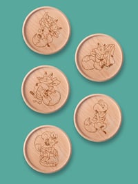 Image 3 of Japanese Sweets - Wood Coasters