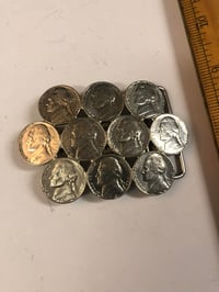 Image 2 of 1980’s hand made nickel belt buckle 