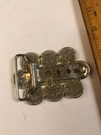 Image 3 of 1980’s hand made nickel belt buckle 