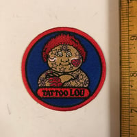 Image 1 of Garbage pail kids Tattoo Lou patch 