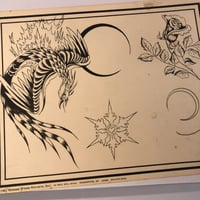 Image 2 of 1982 Spider Webb production flash sheet phoenix and rose 