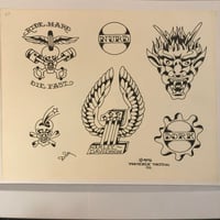 Image 1 of 1976 Phoenix Tattoo co production Nurd Dork Harley sheet 