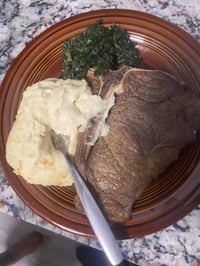 Steak and rice