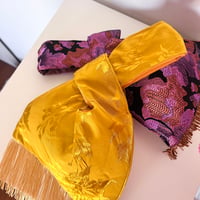 Image 2 of Bolso Sakura flecos - Ocre