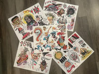 Punk flash set split Aaron Coleman/Dave Woodard 