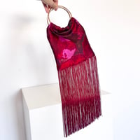 Image 1 of Bolso Maya - Estampado burdeos 