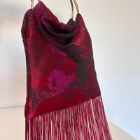 Image 2 of Bolso Maya - Estampado burdeos 