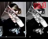Image 1 of SOLD Double Pistols T shirt and metal studs