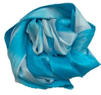 Image 2 of 10YD. ISLAND COVE HAND DYED SARI SILK RIBBON BY COLOR BURST SILK