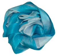Image 4 of 10YD. ISLAND COVE HAND DYED SARI SILK RIBBON BY COLOR BURST SILK