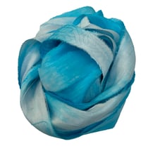 Image 6 of 10YD. ISLAND COVE HAND DYED SARI SILK RIBBON BY COLOR BURST SILK