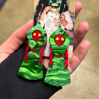 flatwoods monster earrings 
