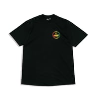 Image 1 of CREST GRADIENT HEAVY WEIGHT TEE - BLK 