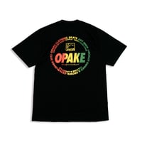 Image 2 of CREST GRADIENT HEAVY WEIGHT TEE - BLK 