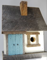 Image 1 of Handmade Birdhouse-Cape Cod Mini (Blue)