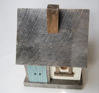 Image 4 of Handmade Birdhouse-Cape Cod Mini (Blue)