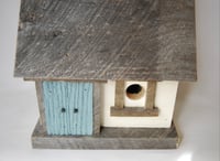 Image 6 of Handmade Birdhouse-Cape Cod Mini (Blue)