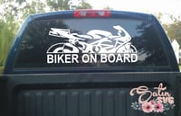 Image 2 of Biker On Board Design SVG Files, Cricut, Studio, Digital Cut Files 
