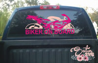 Image 3 of Biker On Board Design SVG Files, Cricut, Studio, Digital Cut Files 