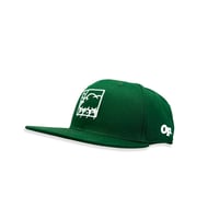 Image 3 of OTB SNAPBACK - FOREST GREEN