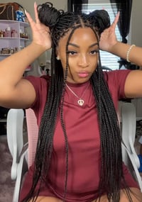 Image 1 of Braided Lace Wig