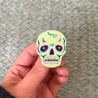 Image 2 of skull mask pins  
