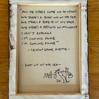 Image 2 of Boat Out On The Sea Painting w/Lemon Grove Avenue Lyrics