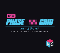 Image 1 of PHASE\\GRID & PULSE\\GRID 8-BIT MIDI REACTIVE VISUALIZER - Downloadable ROM - (LSDJ, Arduinoboy)