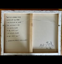 Image 2 of Lighthouse Painting w/Something About Your Love Lyrics