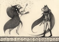 'The Little Magic Bird' Original Drawing