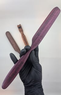 Image 3 of Hardwood Spurtle- Handmade, Sourdough Spatula 